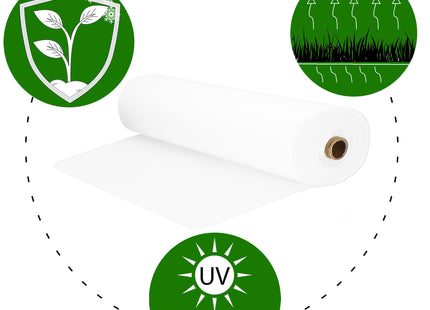 Vliesdoek - Vliesdoek Plantenbescherming - 50 G/M2 - 25 x 1.6 M