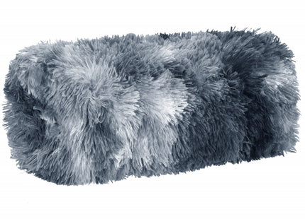 Plaid | Sprei | Deken | 160 x 200 cm | Pluche | Grijs/Wit Tinten