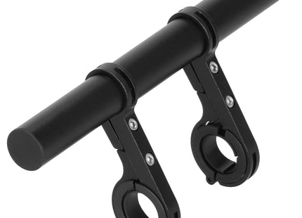 Fiets Stuur Beugel - Stuur Verlenger - Aluminium - Zwart - 20 cm