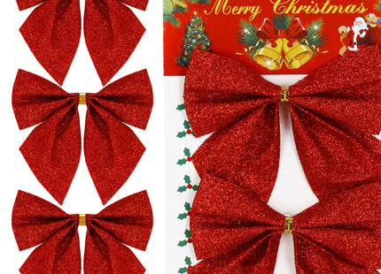 Kerstversiering | Kerstdecoratie Voor Binnen | Kersthanger | Kerststrik | 3 Stuks