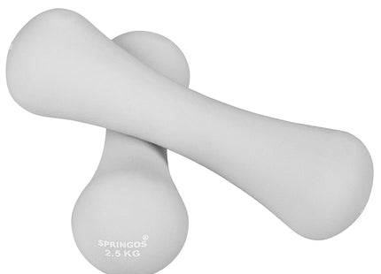 Dumbbell Set - 5 kg - Grijs