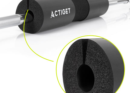 Barbell Pad | Halterhoes | 1 Stuk | Zwart |  EVA-schuim