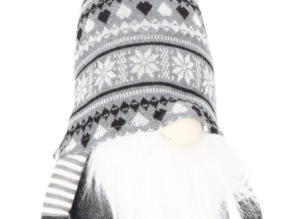 Kerstkabouter | Grijs |1 Stuk | Verstelbaar In Hoogte | 54-86 cm