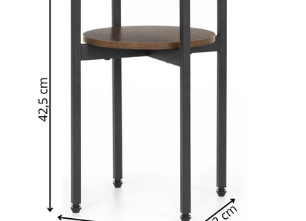 Bloemenstandaard - Plantenrek - Bloementrap - Metaal - 42,5 Cm - Zwart - 8 Kg