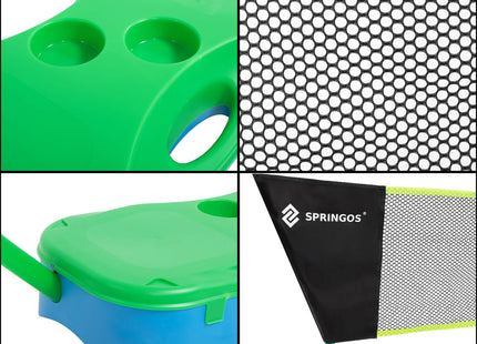 Badminton Set- Rackets - Shuttles - Verstelbaar - Inclusief Koffer- 275 x 105 cm