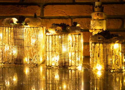 Kerstverlichting | Geschenkdozen 3 stuks | Batterij