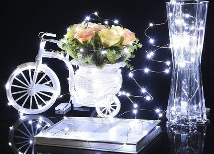 Kerstverlichting | 4.9 m | Batterij | 50 LED | Koel Wit
