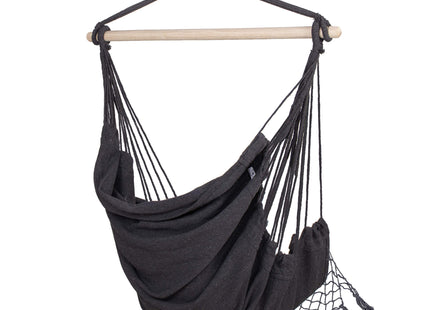 Hangstoel | Binnen & Buiten | 2 Kussens | Belastbaar tot 150 kg | 126 x 100 cm | Grijs
