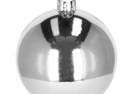 Kerstballen & Piek  | 51 Stuks | Zilver