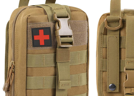 Heuptas - Militair - Buidel set - Polyester - Ritssluiting - Donkergroen -EHBO