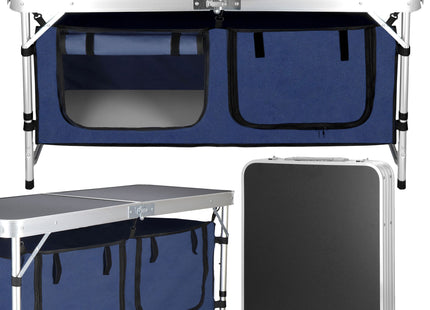 Campingtafel - Keukenkast - Opbergkast - Inklapbaar