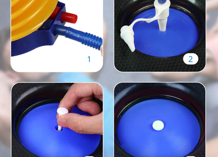 Balansbal - Balance Board - Evenwichtstrainer - Voor Beginners en Professionals - Inclusief Pomp - Blauw - 59 cm
