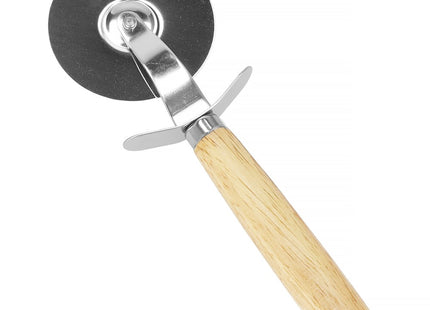 Pizzaplank | Pizzasteen | Pizzasnijder | 33 cm | Naturel