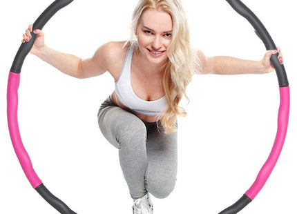 Fitness Hoelahoep | 83 cm | Roze/Grijs