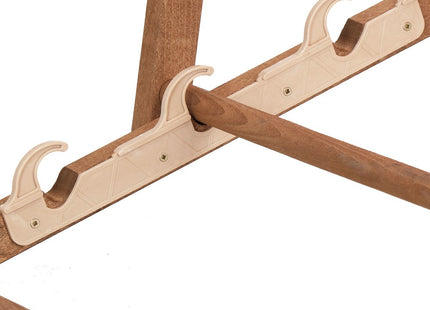 Houten Ligstoel | Strandstoel | Ligstoel | Verstelbaar | Beukenhout | Handgemaakt | Rood Wit