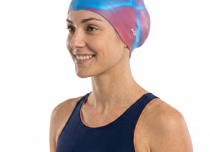 Badmuts - Zwemmuts - Opberghoes - Siliconen - Blauw/Roze