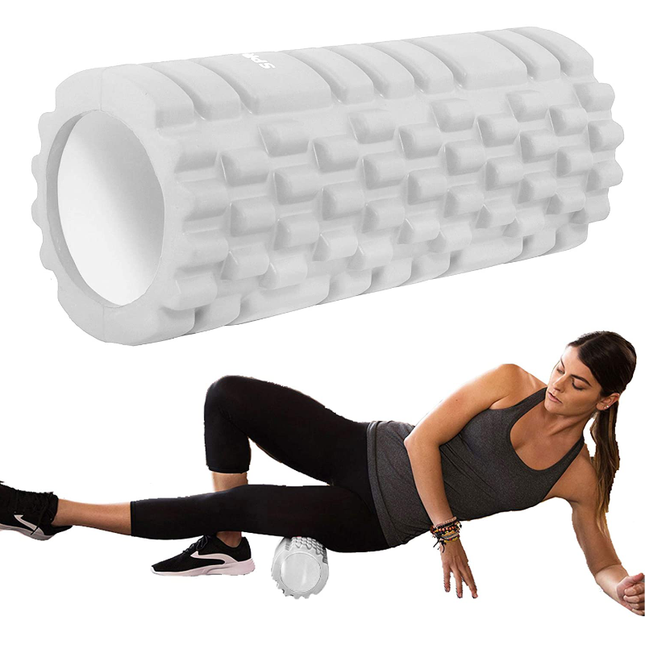Foam Roller | Medium Hardheid | 33 cm | Grijs