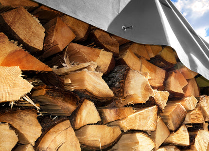 Afdekzeil | 4 x 4 m | 210 g/m2 | Grijs/Bruin