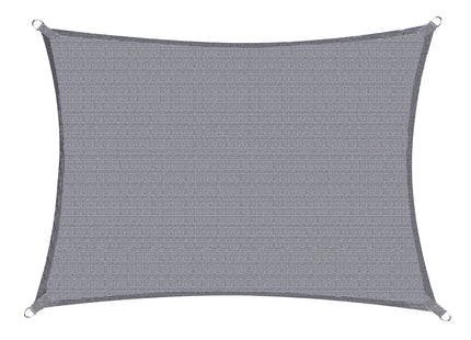 Schaduwdoek | Zonnezeil | Rechthoek | 5 x 4 m | 90% Schaduw | Licht Grijs