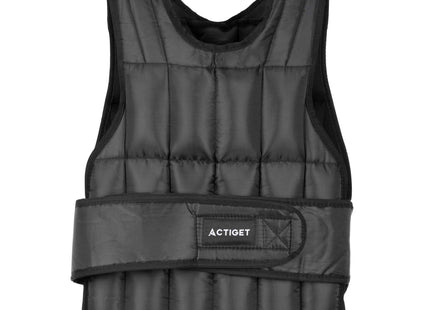 Gewichtsvest - Verzwaard Vest  - Trainingsvest - Crossfittvest - Hardlopen / Cardio - Verstelbaar - 10 Kg - Zwart