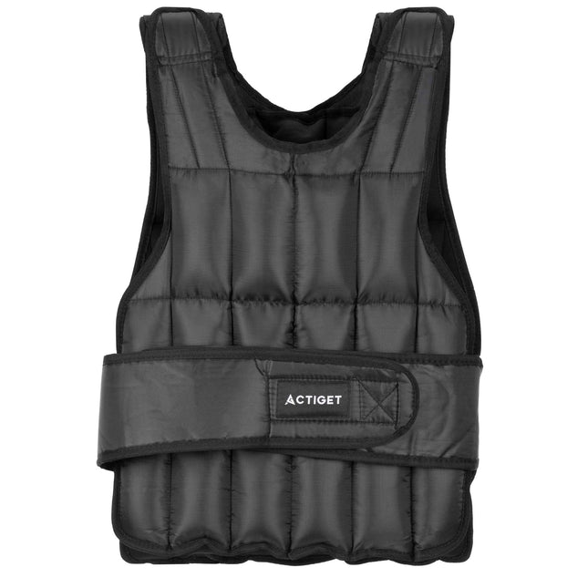 Gewichtsvest - Verzwaard Vest  - Trainingsvest - Crossfittvest - Hardlopen / Cardio - Verstelbaar - 10 Kg - Zwart