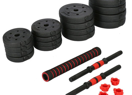 Dumbbell Set | 40 kg | Zwart/Rood