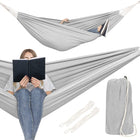 Hangmat | Extra Stevig | Inclusief Opbergtas | Lichtgrijs | 200 x 150 cm