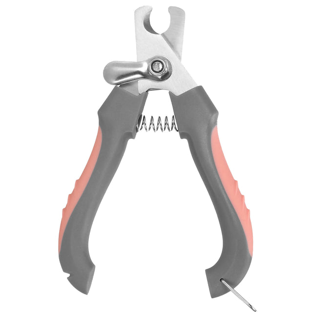 Nagelknipper met Vijl - Huisdieren - RVS - Grijs/Roze