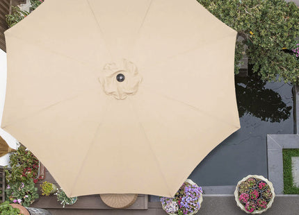 Parasol | Parasols | Kantelbaar | Met Ventilatie | Beige  | 300 cm