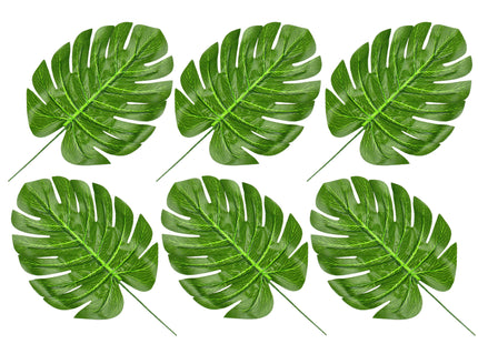 Kunstbladeren - Monstera - 6 Stuks - Groen