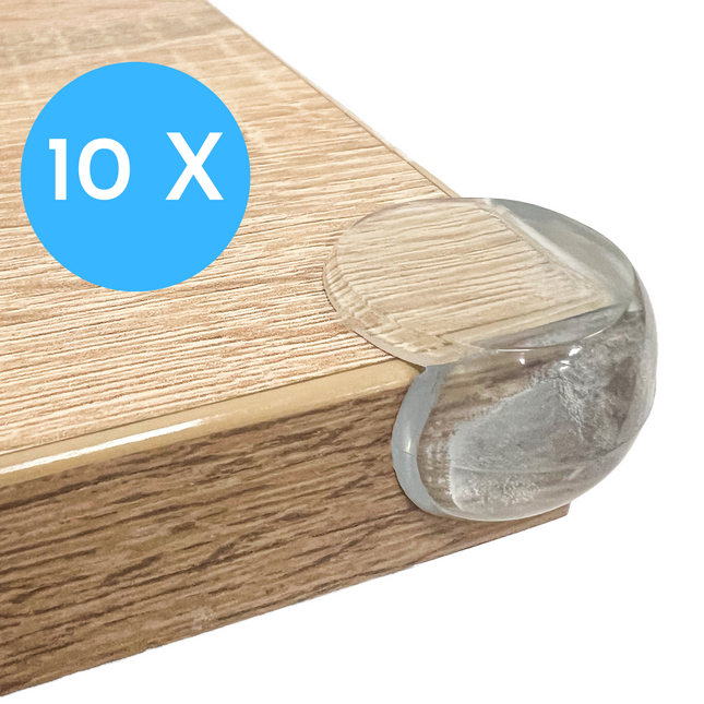 Hoekberschermers | 10 Stuks | Hoekbeschermers Tafel | Hoekberschermers Baby | Transparant