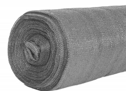 Zichtbreeknet | Rol 1,5 x 25 m | 90 % Schaduw | 140g/m2 | Grijs
