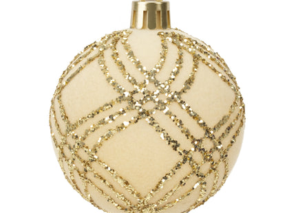 Kerstballen | 16 Stuks | 6 cm | Goud/Wit | 4 Patronen