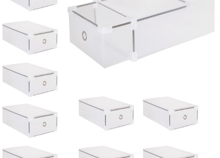 Schoenenbox | Sneakerbox | Kunststof | Transparant | 1 Stuk | 34 x 22,5 x 13 cm