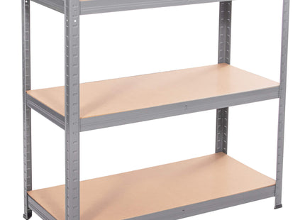 Opbergrek - Stellingkast - 875 KG -  Metaal - Zwart - 180 x 90 x 40 cm