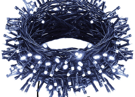 Kerstverlichting | 27,5 m | 500 LED | Koud Wit | 8 Lichtfuncties