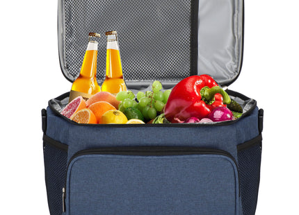 Koeltas | Koelbox | 20,5 x 27 x 19 cm | 11 Liter | Blauw/Zwart