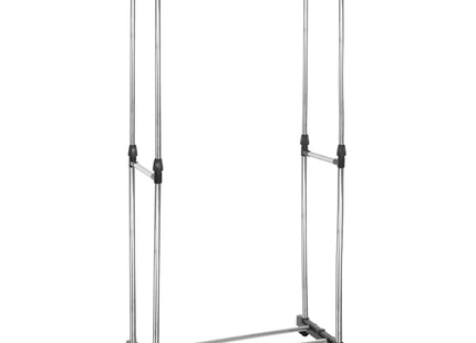 Kledingrek - 2 - Delig -Schoenenrek - Aluminium - Kunststof - 45x150x155 CM