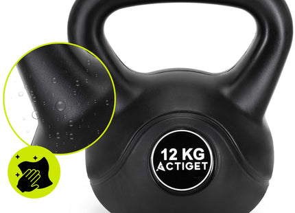 Kettlebell | Kettle Bell | Zwart | 12 kg