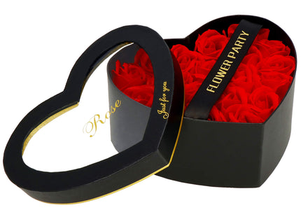 Kunstboeket - Zeep Roozen - Valentijnsdag - Feestdagen Decoratief - Rozen -Rood - 19 Stuks
