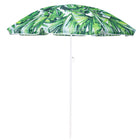 Parasol | Strand Parasol | Parasols | Opvouwbaar | 160 cm | Groen/Wit