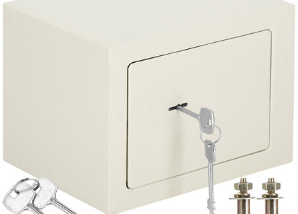 Kluis | Sleutelkluis | Kluisje met Sleutel | 23 x 17 x 17 cm | Beige