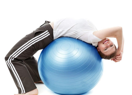 Fitness Bal | Lichtblauw | Inclusief Pomp | 55 cm