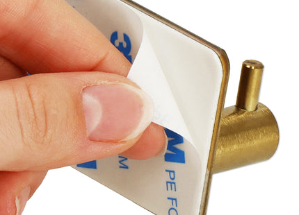 Zelfklevende Handdoekhaakjes - 4  -  RVS - Goud