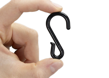 Kerstbalhaakjes | Haakjes Voor Kerstverlichting | 60 stuks | Zwart