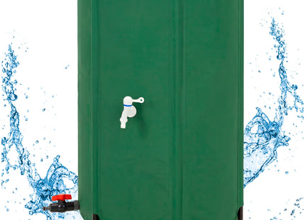Regenton - Regenwatertank - Opvouwbaar - Met Kraan - 2 Kranen - 250 L