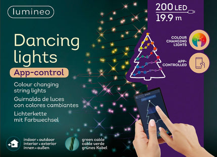 Lumineo LED App-Controlled Dancing Lights | 200 LED | 19.9 m | Multicolor