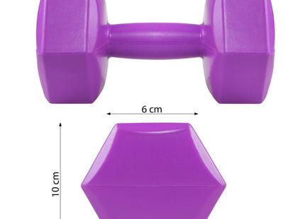 Dumbbell Set - 2 KG - Paars - Oefengewichten