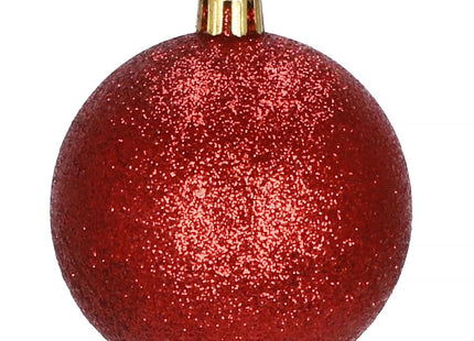 Kerstballen | 72 Stuks | Rood/Wit