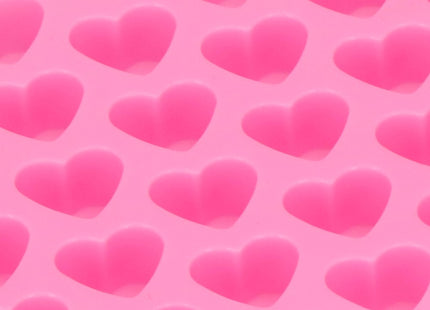 Springos IJsblokjesvorm | IJsblokjes | Hartjes | 55 Blokjes | Roze